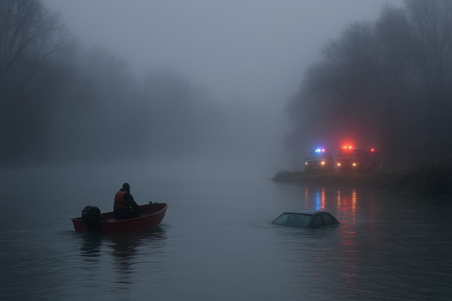 Fog and Tragedy: A Woman’s Fatal Drive into the River