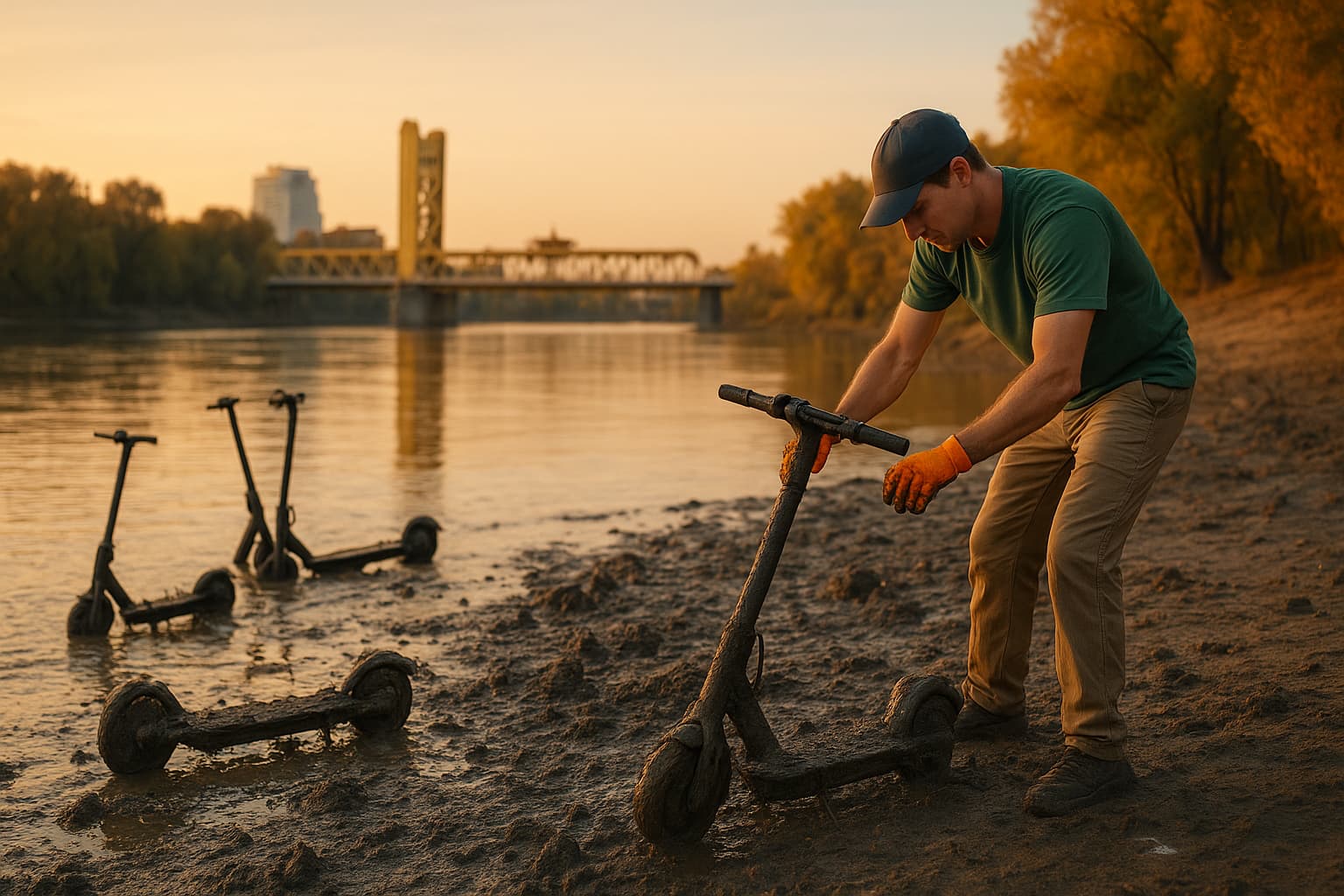Scooter Scandal: The Lurking E-Waste in Sacramento's Waterways