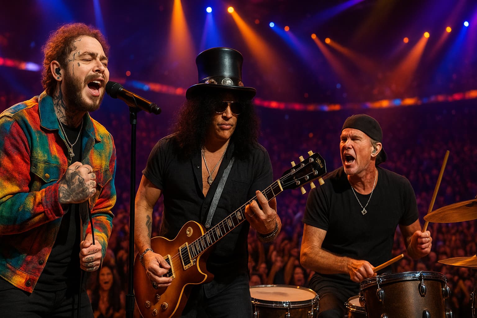 Rocking the Grammys: Post Malone, Slash, and Chad Smith Join Forces for Ozzy Osbourne Tribute!
