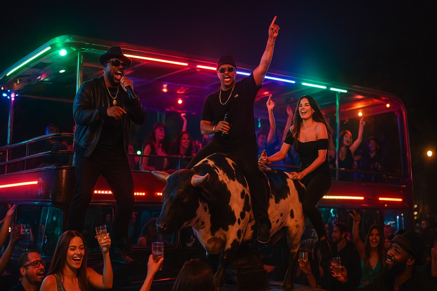 Cheers to the Night: Inside Marcus Paulk and Stallionaires Pooch's Wild Grammys Bus Bash!