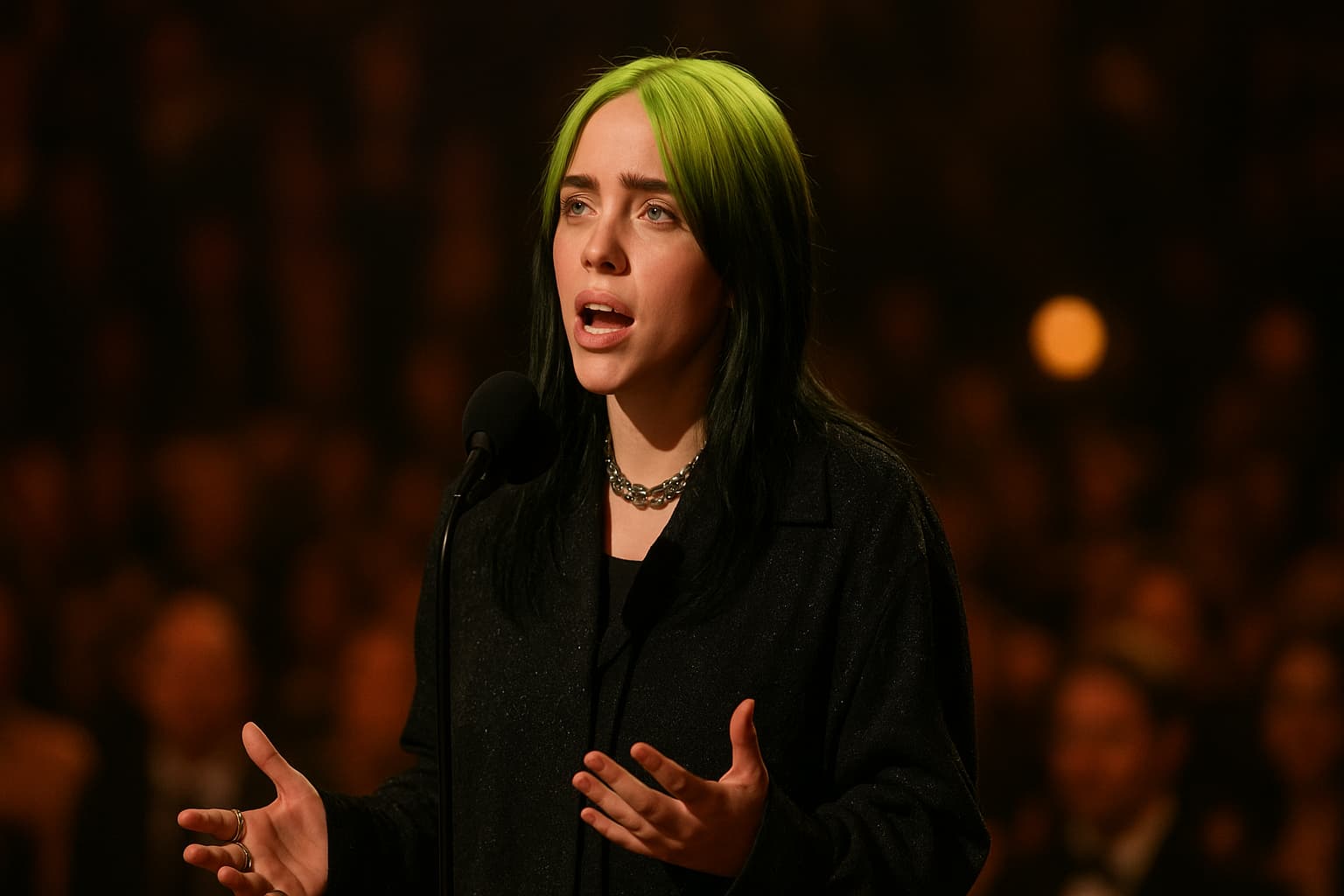 “Billie Eilish’s Grammy Speech Ignites Controversy with the Tongva Tribe—What Happens Next?”