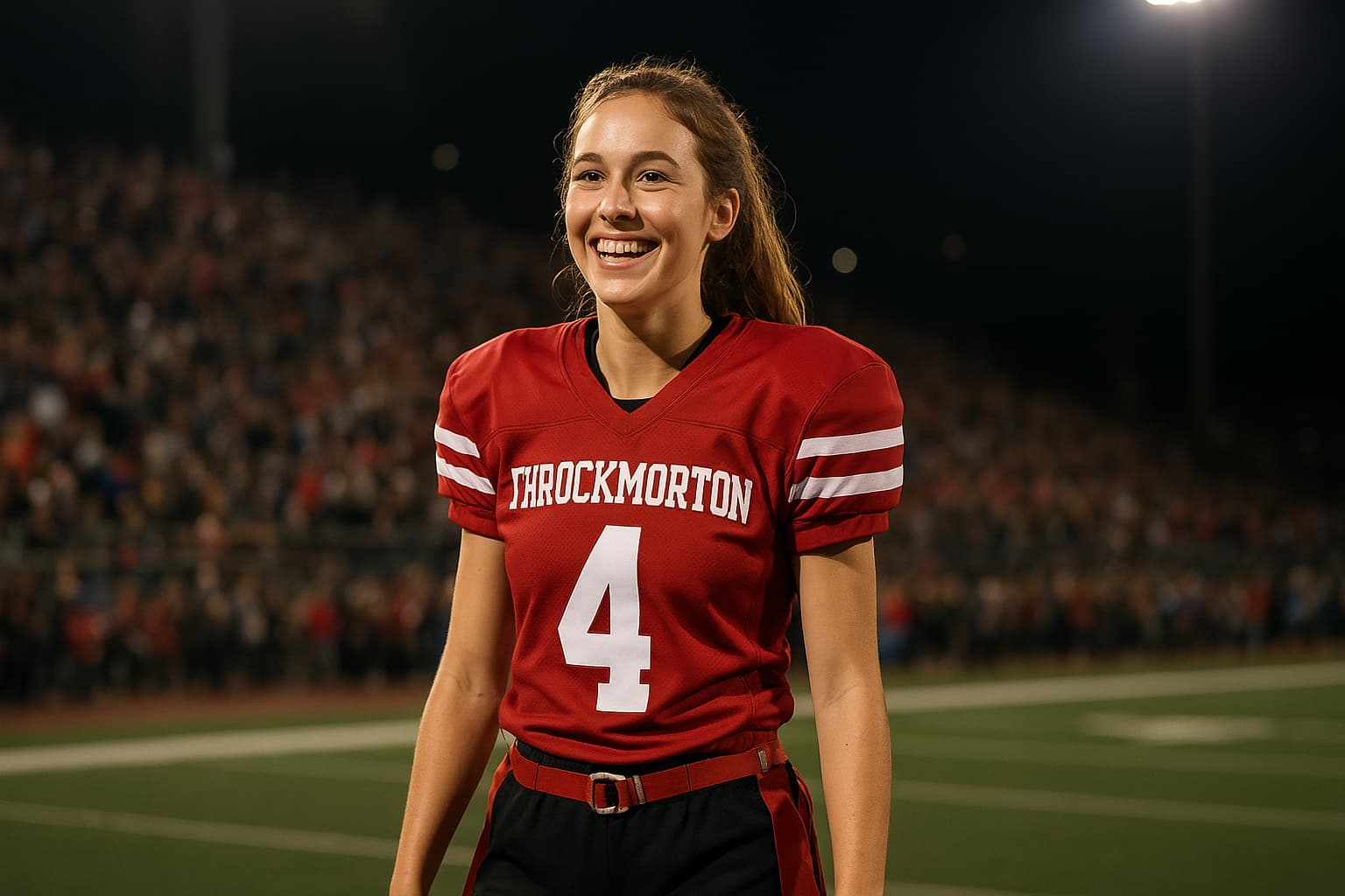 Sacramento's Daisy Throckmorton Scores Big in NFL Flag Girls Showcase!