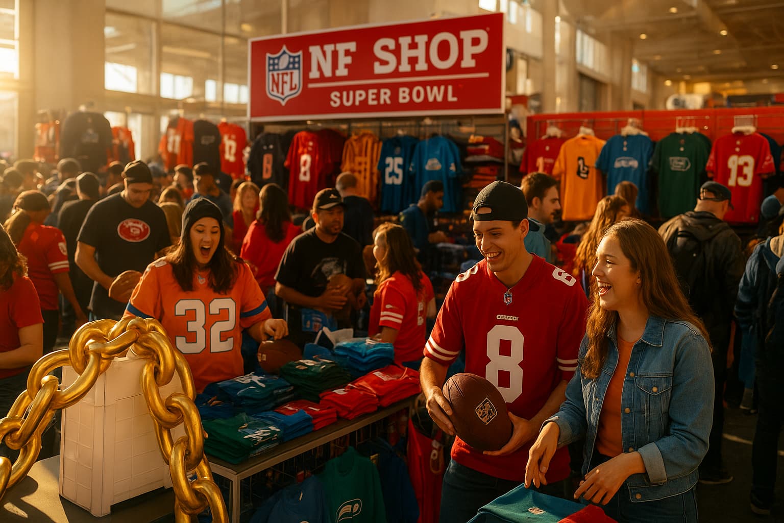 Score Big: The Ultimate Super Bowl Merchandise Experience Awaits You!