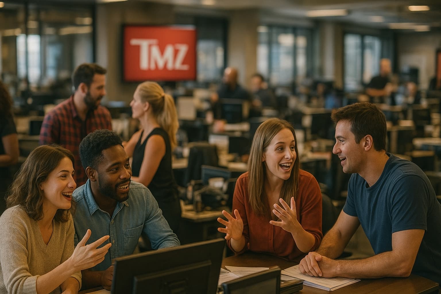 Behind the Scenes at TMZ: Where News Meets Live Drama!