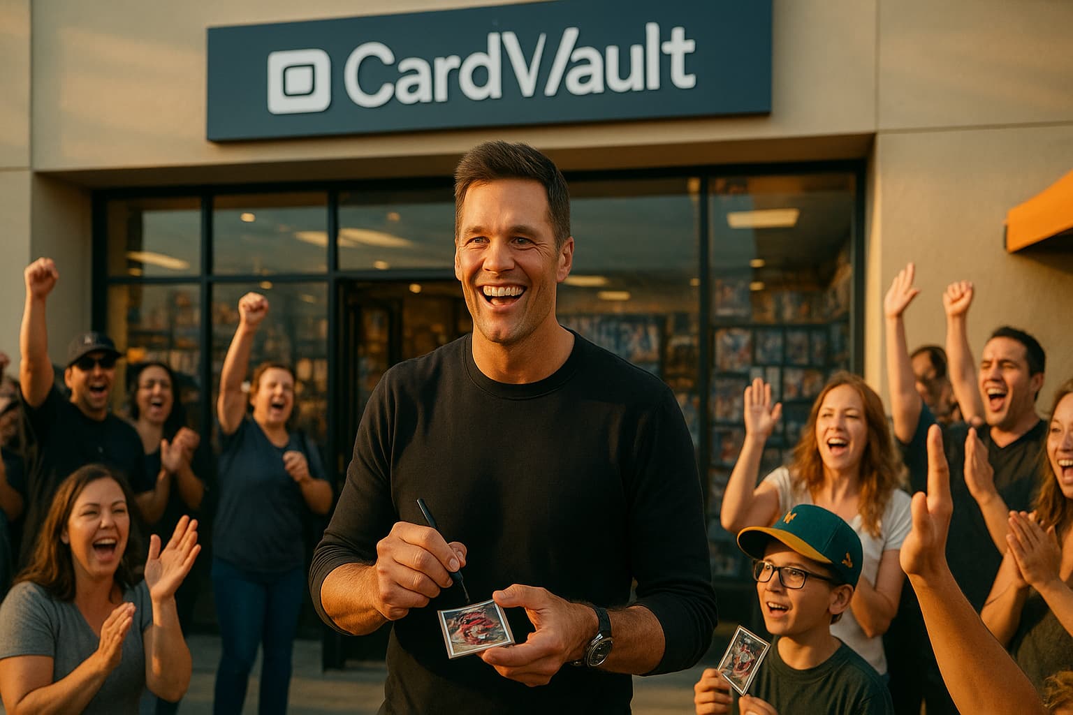 Touchdown: Tom Brady Opens the CardVault, Making Collecting Cool Again!