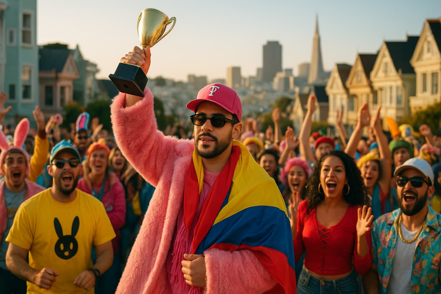 Bad Bunny Doubles Up: Look-Alike Contest Steals the Spotlight in San Francisco