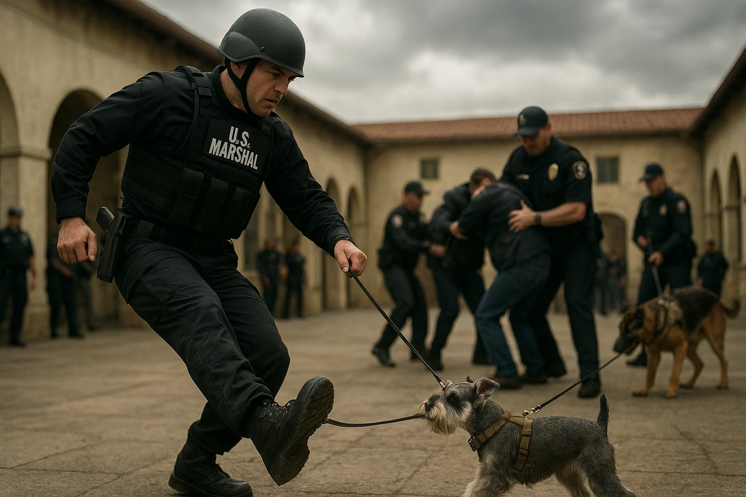Kicked to the Curb: Marshals, Mischief, and a Miniature Schnauzer!