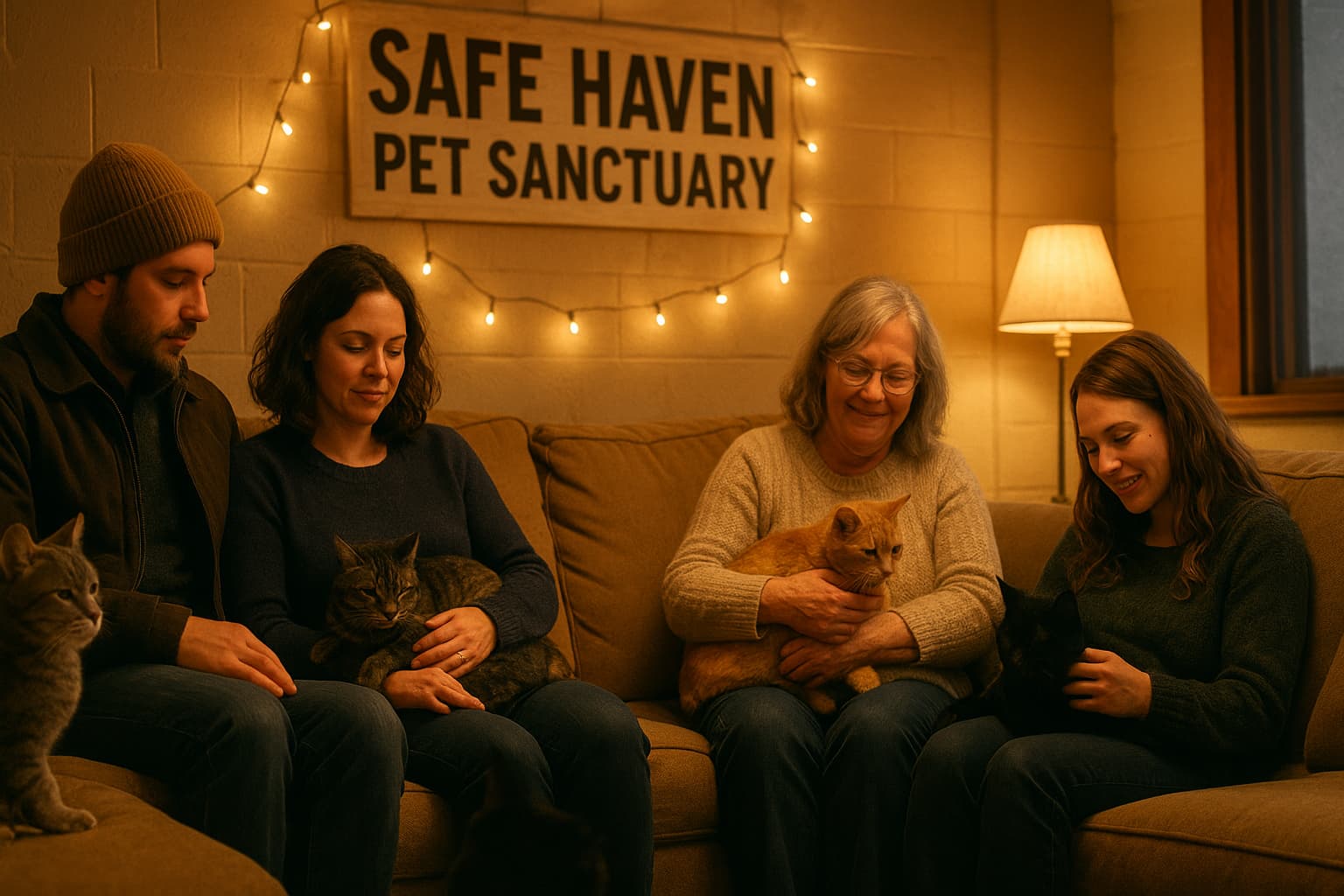 When Cats Become Heroes: A Shelter's Heartwarming Act in a Bitter Cold Snap