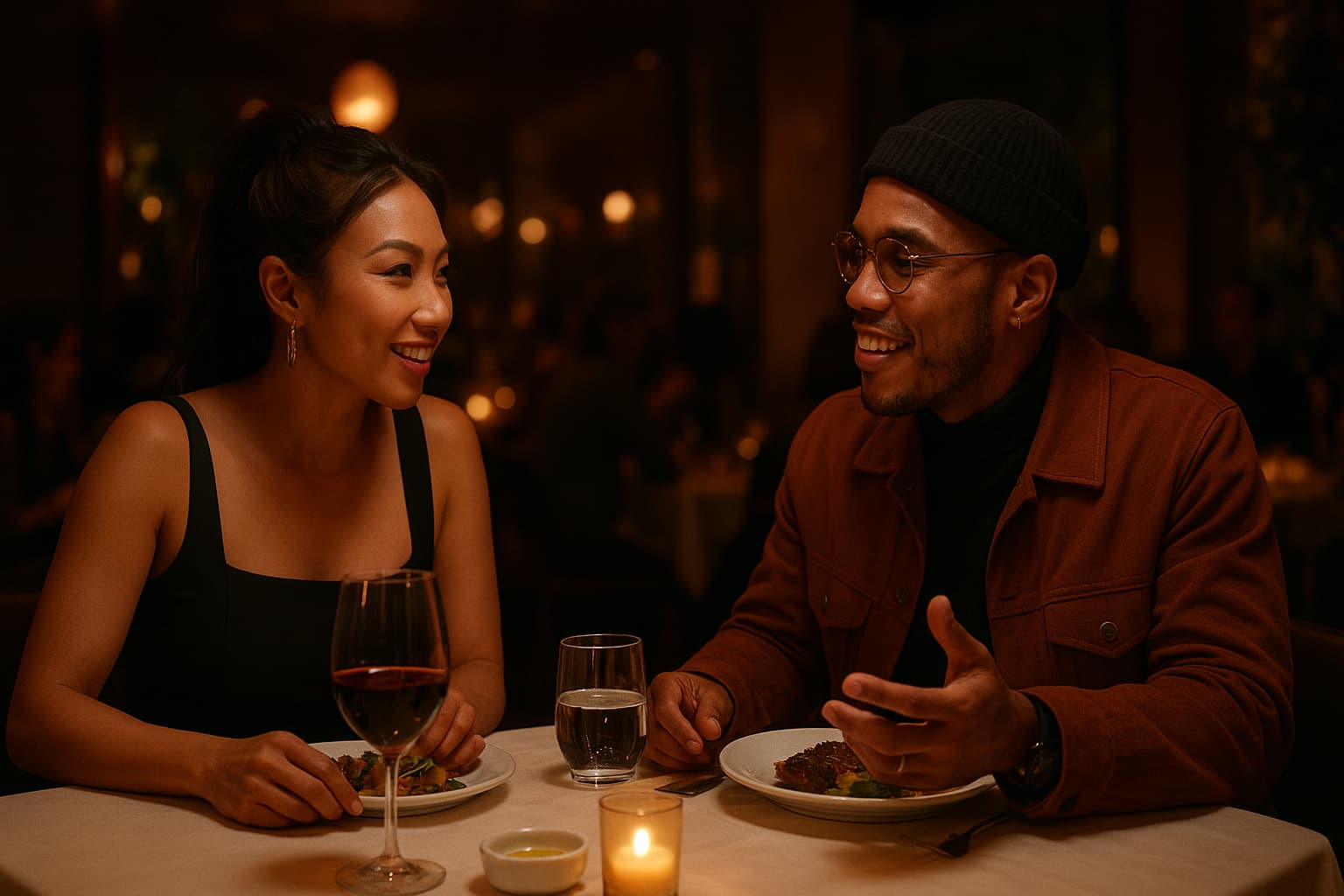 Dinner Date Alert: Jeannie Mai and Anderson .Paak Caught Getting Cozy!