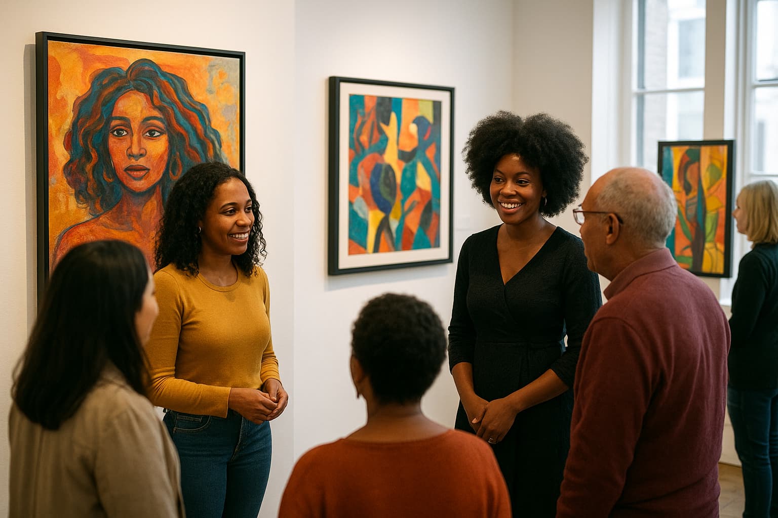 Local Voices, Vibrant Visions: Celebrating Black Artists at Gallery 1075