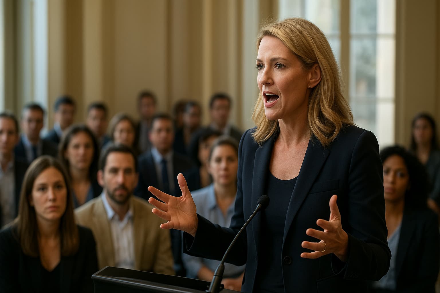 Press Conference or Press Confrontation? Jenifer Siebel Newsom Takes Reporters to Task Over Women's Health!