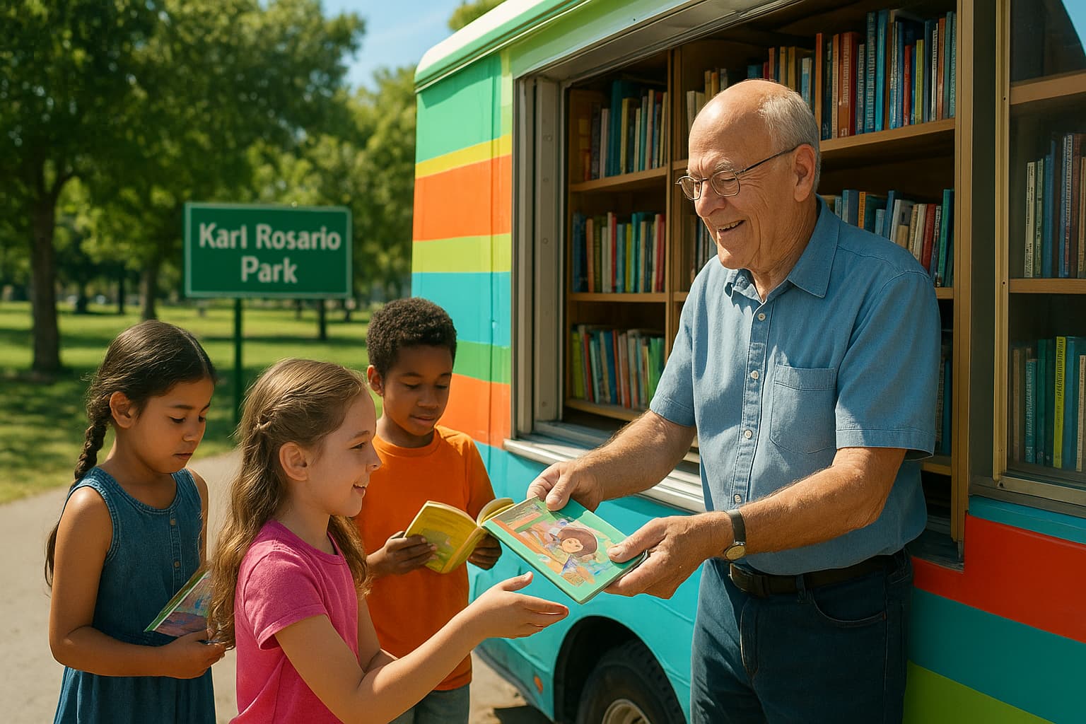 Books on Wheels: How a Retired Teacher is Changing Lives in North Highlands