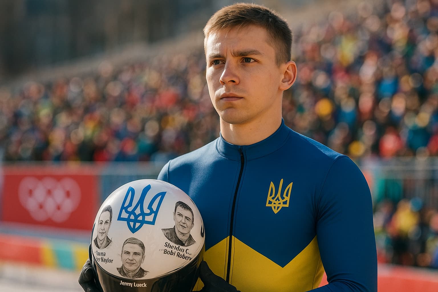 Olympic Drama: Ukrainian Star Disqualified Over Helmet Tribute to Fallen Heroes
