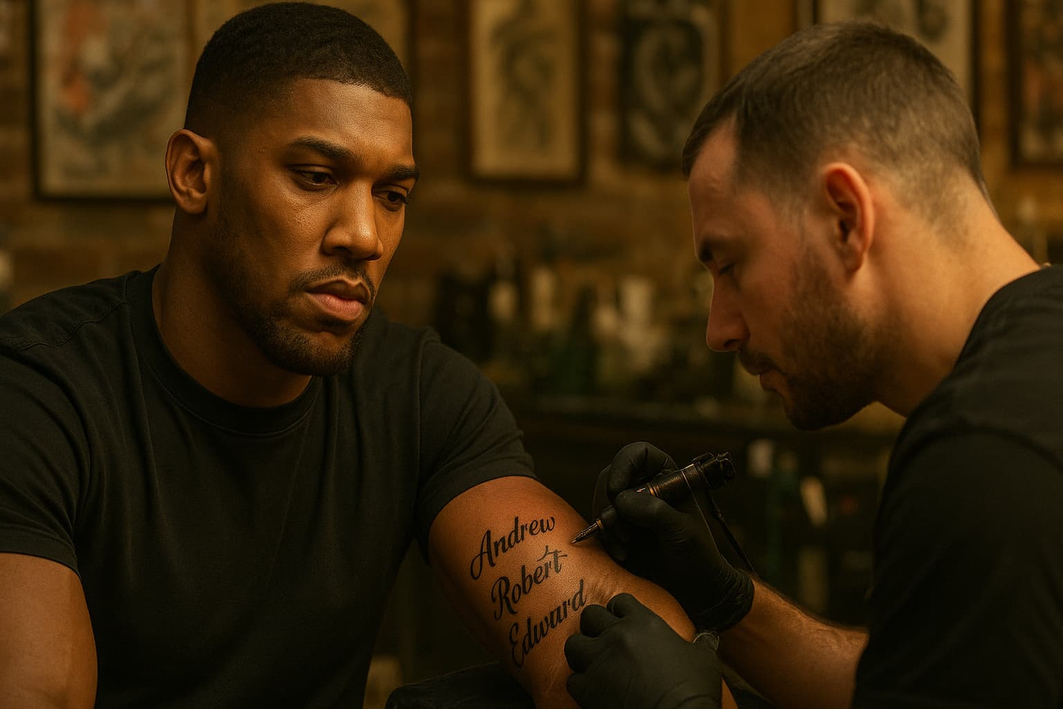 Inked in Memory: Anthony Joshua's Heartfelt Tribute to Lost Friends