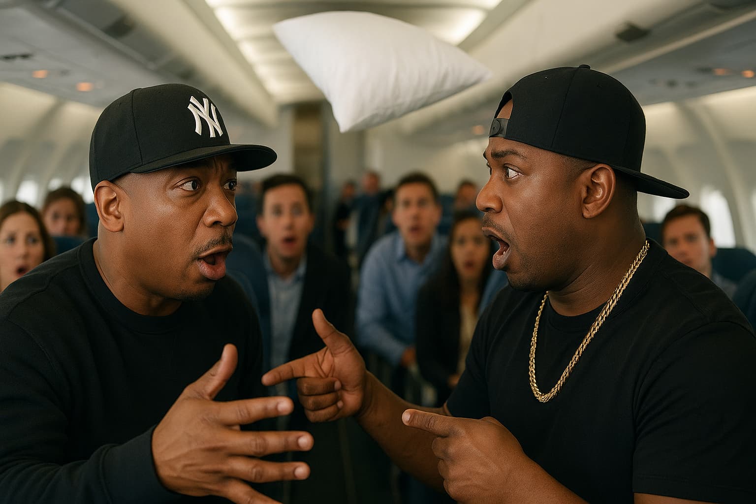 Pillow Fights at 30,000 Feet: Ja Rule and Tony Yayo's Airborne Altercation!