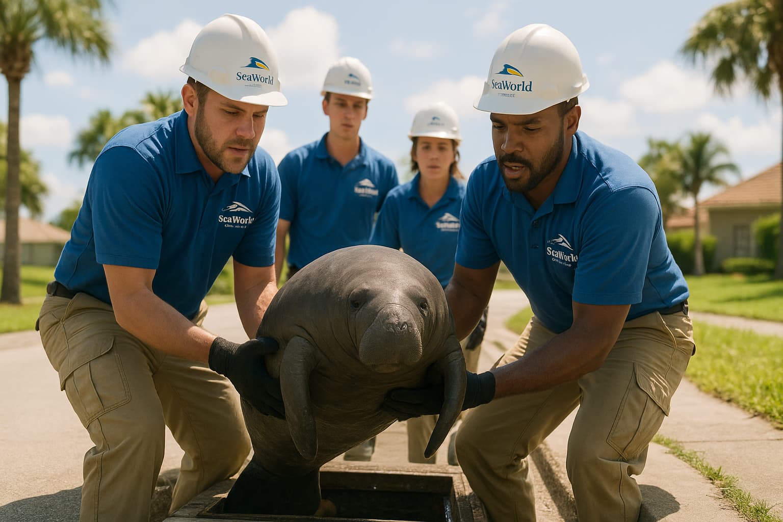 Manatee Rescued from Florida Storm Drain: A Tale of Survival and Hope