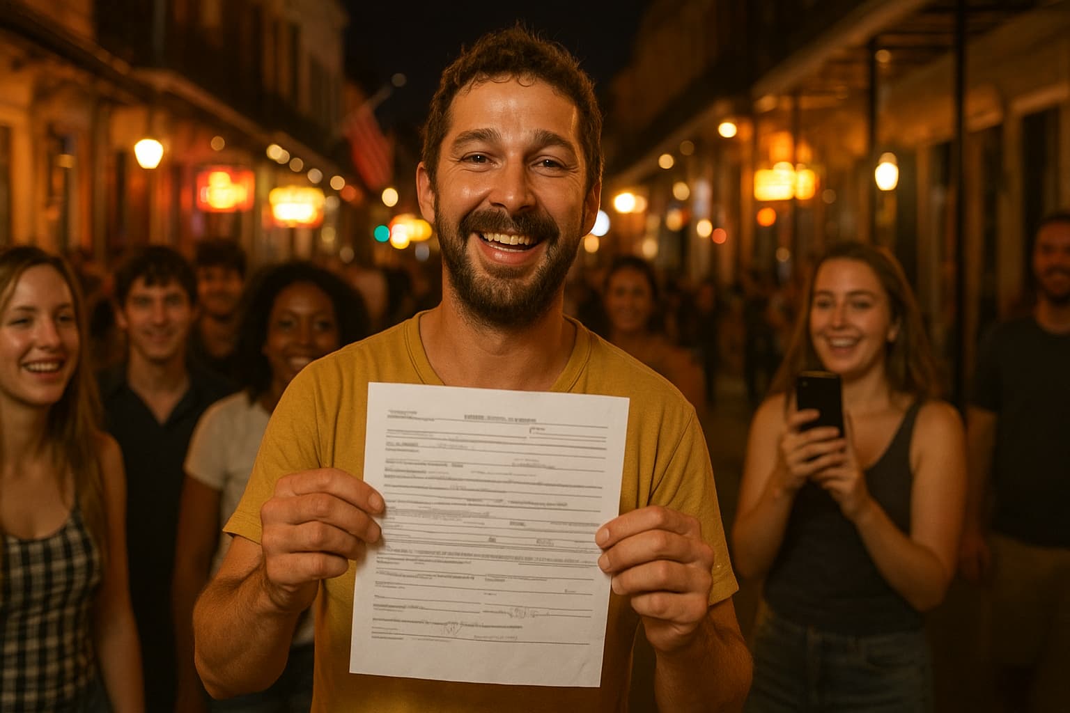 Shia LaBeouf’s Bourbon Street Shenanigans: From Arrest to Celebrity Showcase!