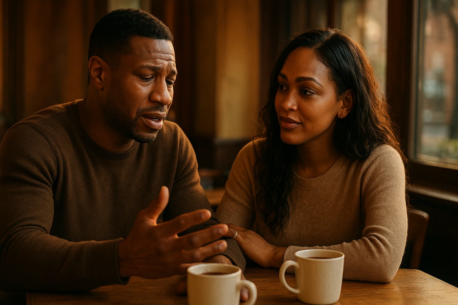 Love on Trial: Jonathan Majors Breaks Down Over Meagan Good's Unwavering Support