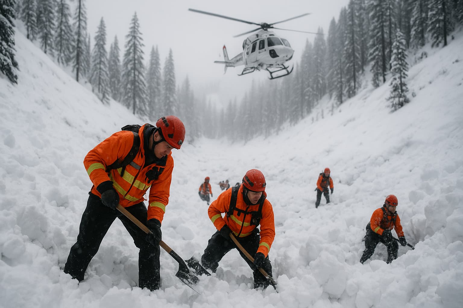 Avalanche Dangers: Nine Skiers Vanish Near Lake Tahoe – A Race Against Time