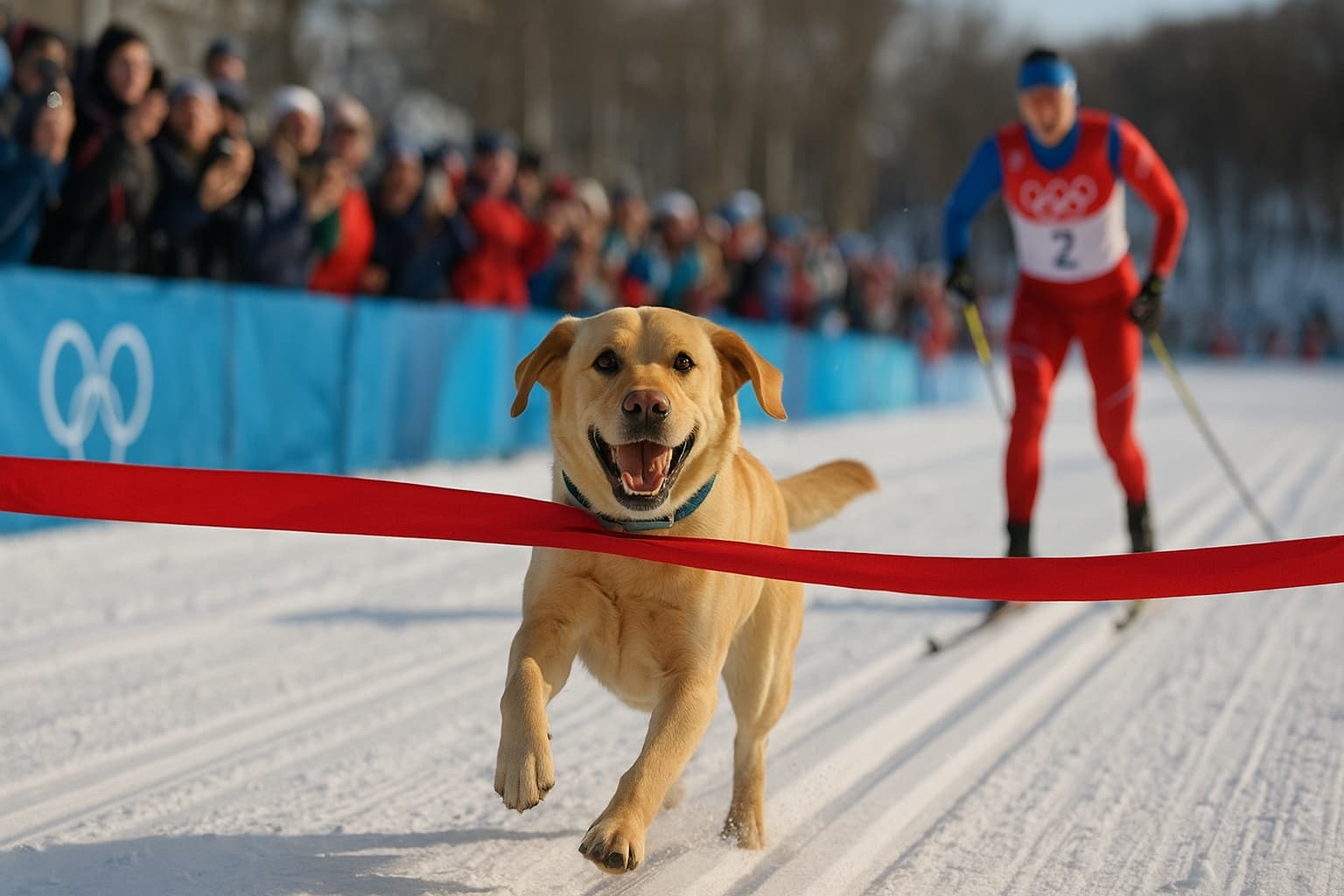 When Olympic Dreams Meet Doggone Disruptions: A Canine Cross-Country Tale