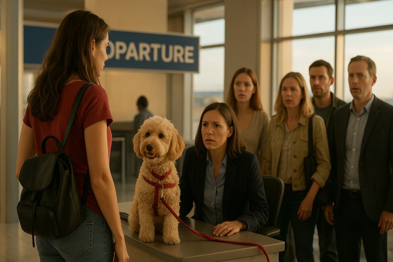 Tied Up in Trouble: Woman Arrested for Abandoning Dog at Airport
