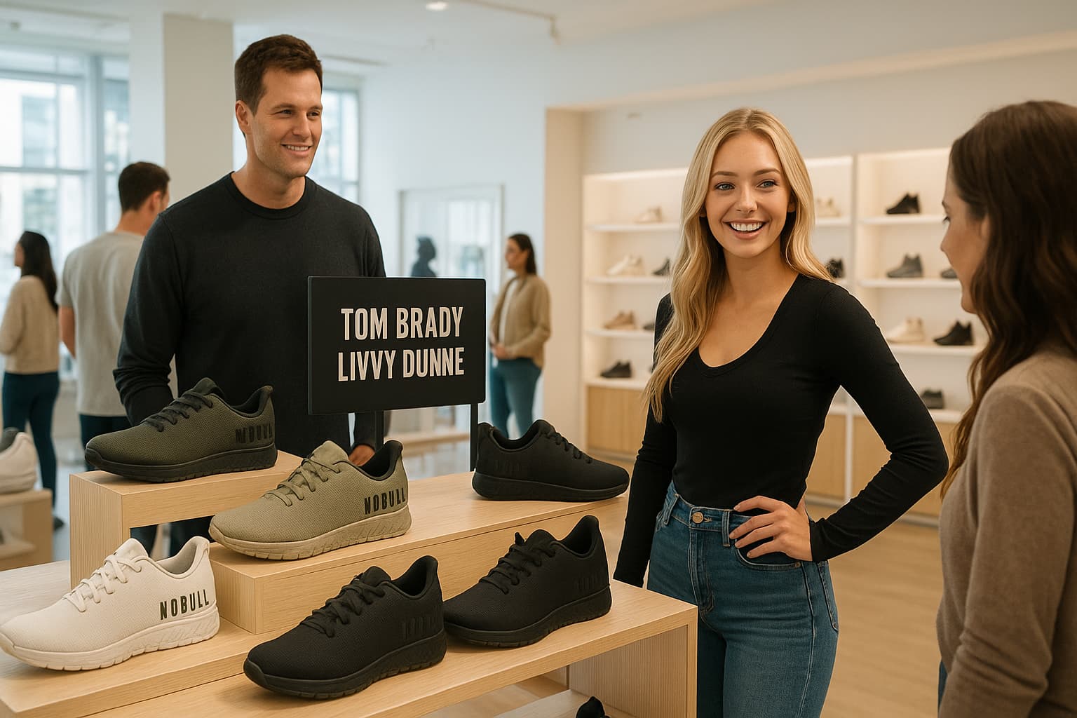 Kicking It with Tom Brady: The Exciting New Collab with Livvy Dunne!