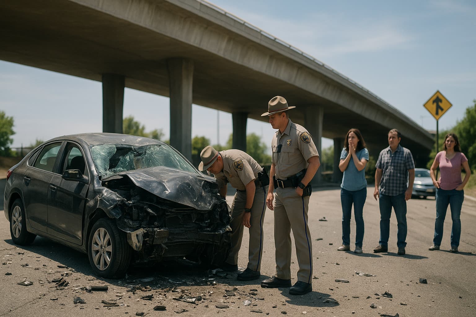 When Cars Take Leaps: Sacramento's Overpass Mishap Shocks Drivers