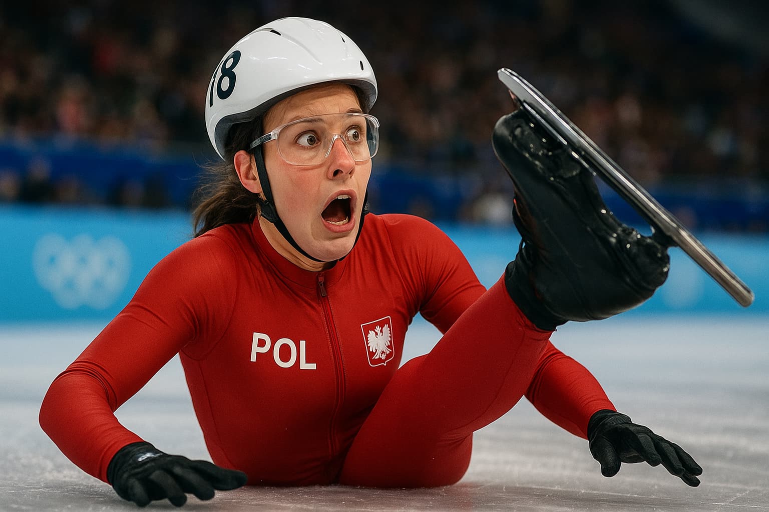 When Olympic Dreams Go Awry: Skater's Face-Plant Becomes a Shocking Moment
