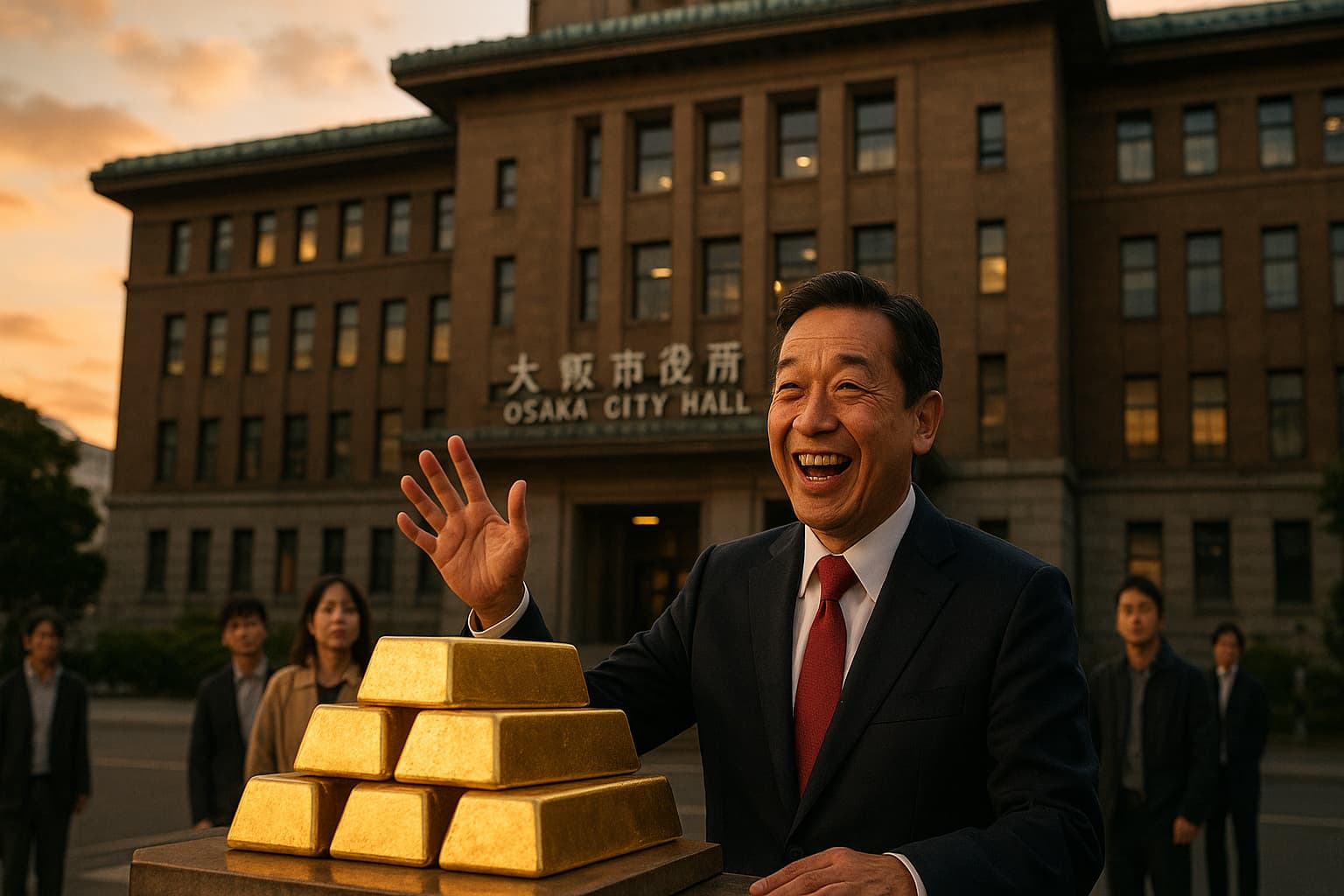 Gold Bars for Pipes: Osaka Gets a Glittering Upgrade!