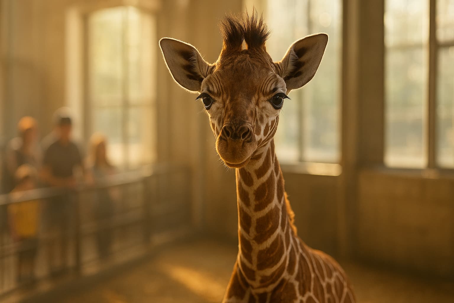 Meet Eugene: The Baby Giraffe Whose Hairdo Is Turning Heads at the Zoo!