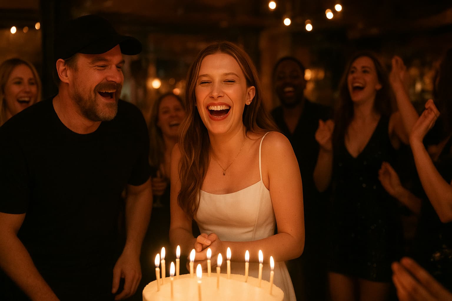 Millie Bobby Brown's 22nd Birthday Bash: Cheers, Friendship Drama, and David Harbour's Surprise Appearance!