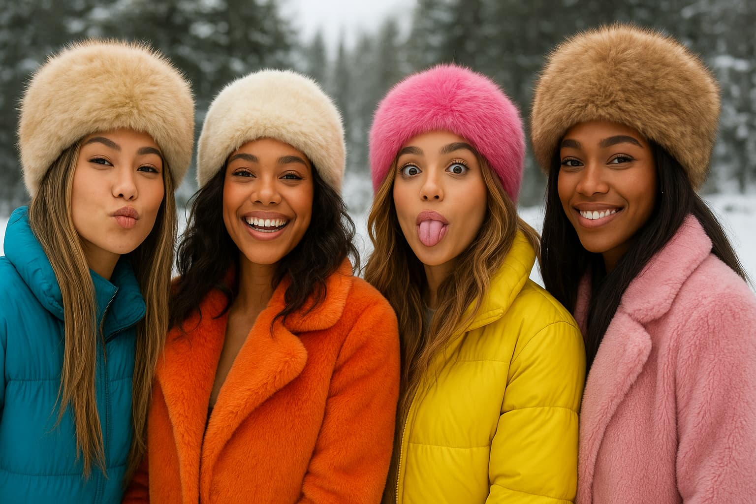 Furry Hats and Hot Stars: The Chic Way to Stay Cozy This Winter!