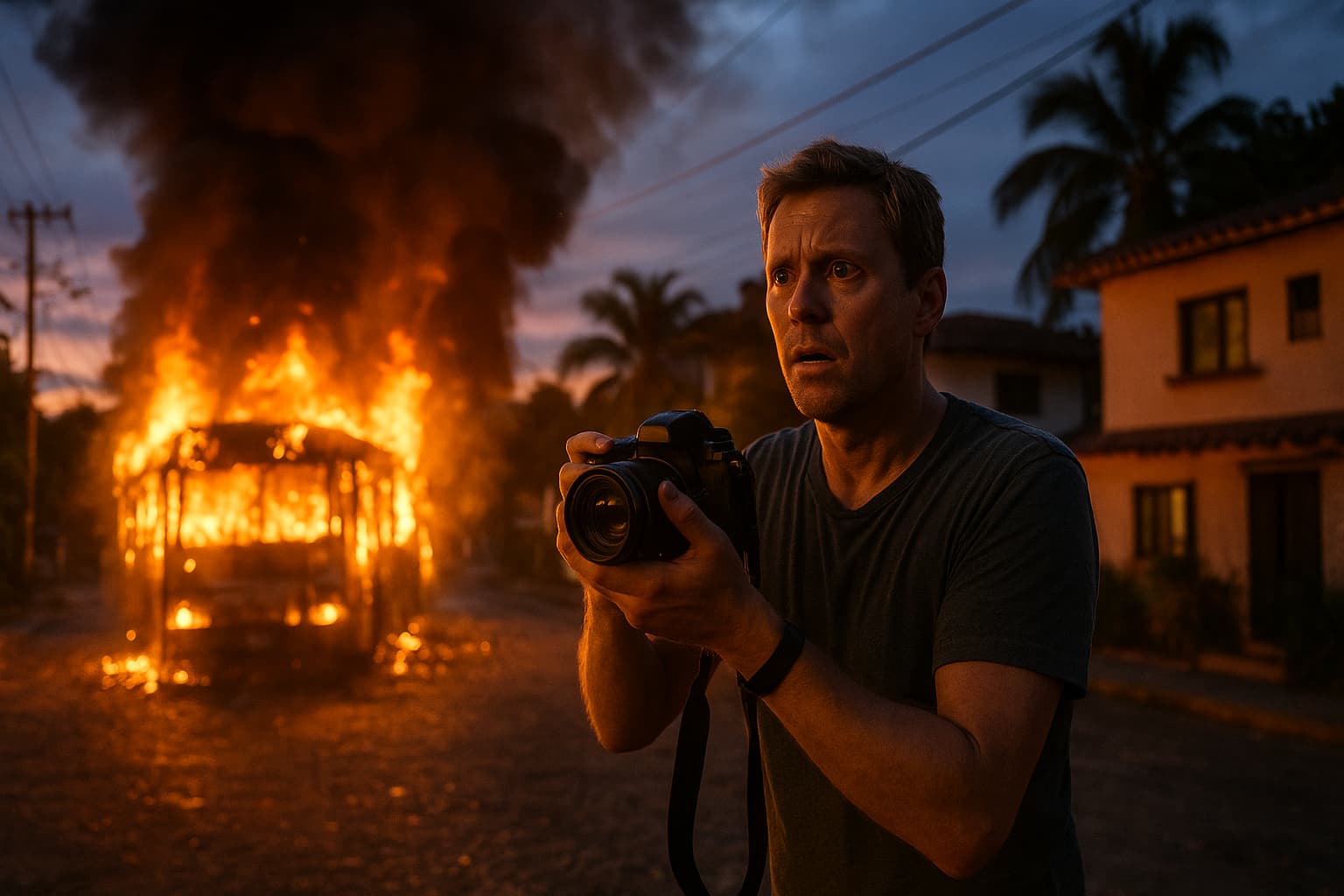 Cartel Chaos: Sacramento Man's Vacation Takes a Fiery Turn in Puerto Vallarta