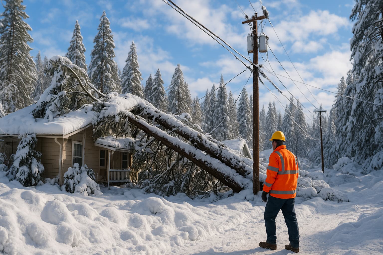 Winter Woes: El Dorado County Battling Trees and Power Outages After Storm