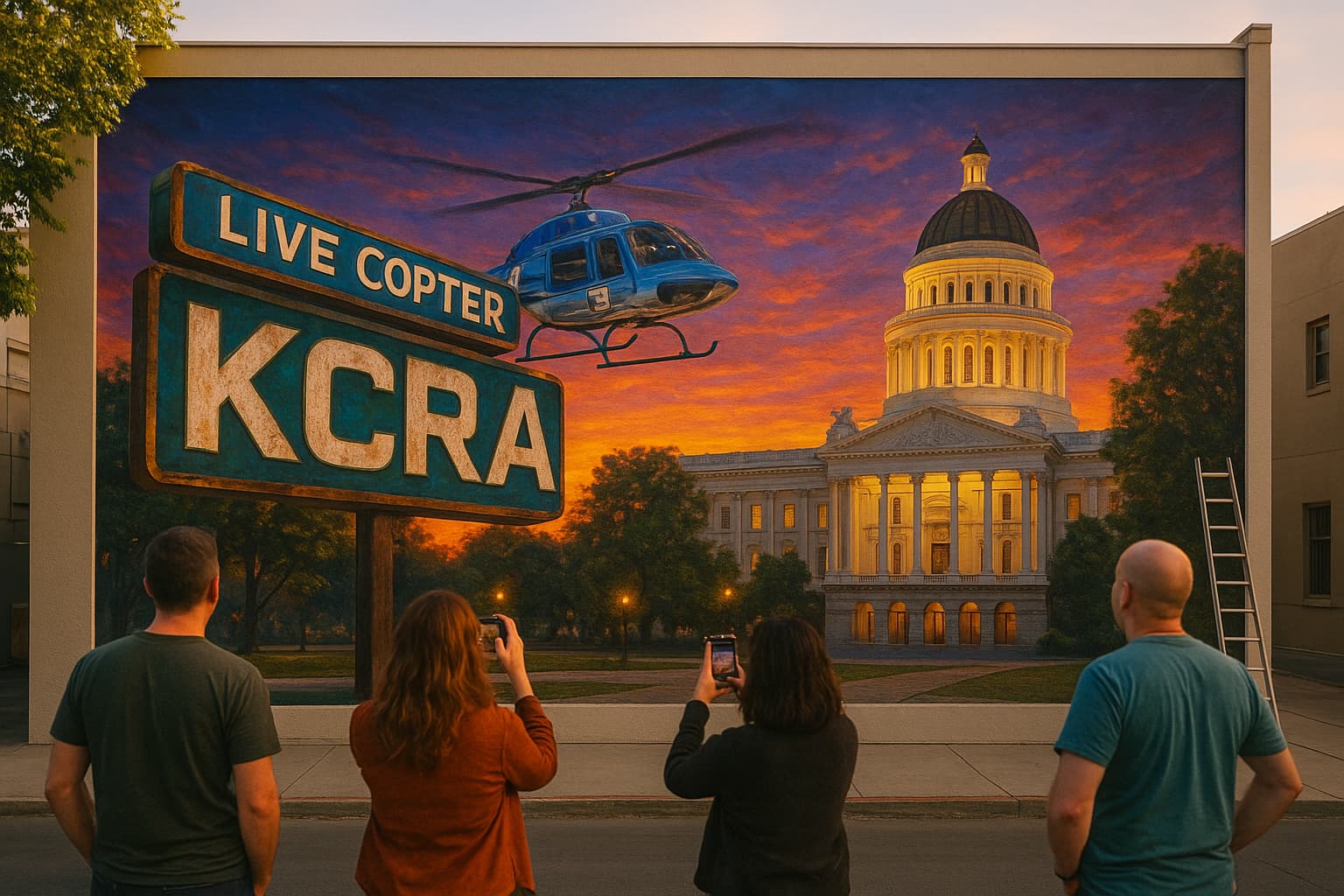 KCRA 3 Celebrates 70 Years with a Mural That’s Turning Heads in Sacramento!