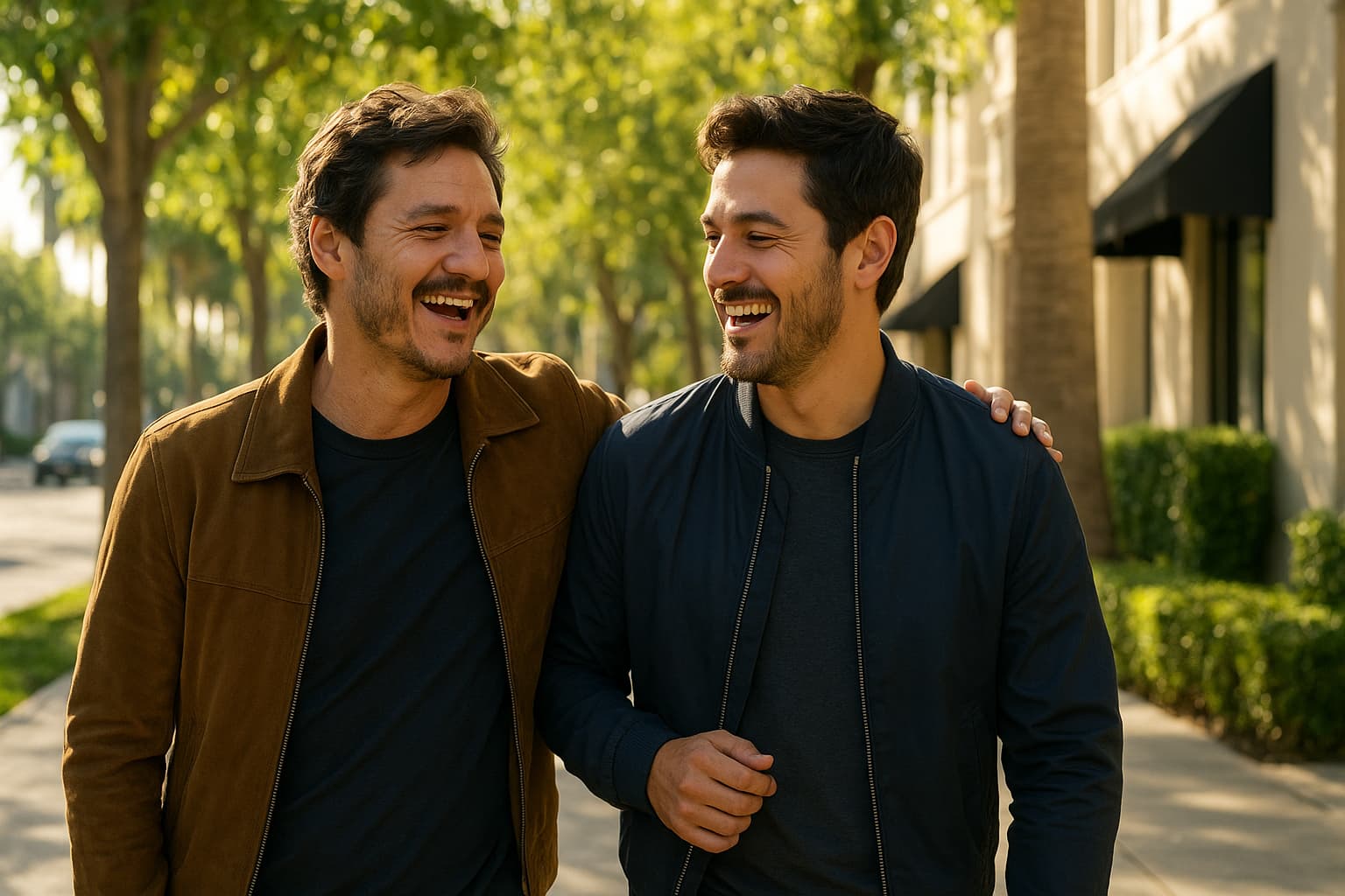 Cozy Strolls and Celebrity Secrets: Pedro Pascal and Rafael Olarra Heat Up LA!