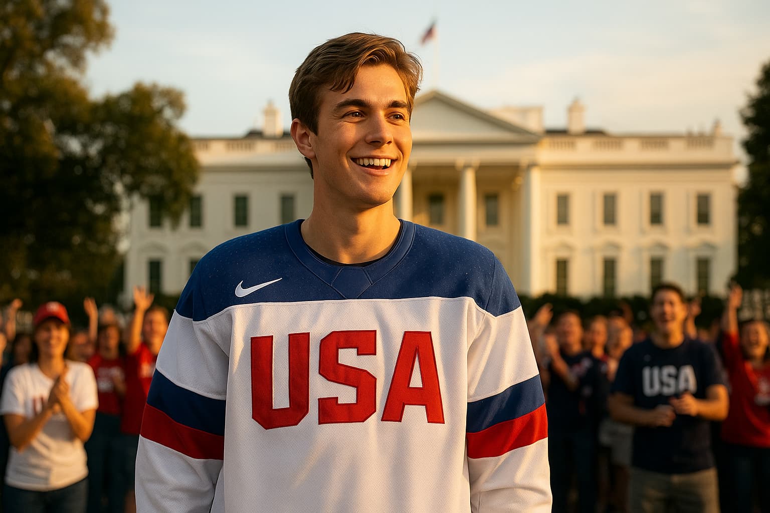 Hockey Dreams and Presidential Schemes: Team USA Hits the White House!
