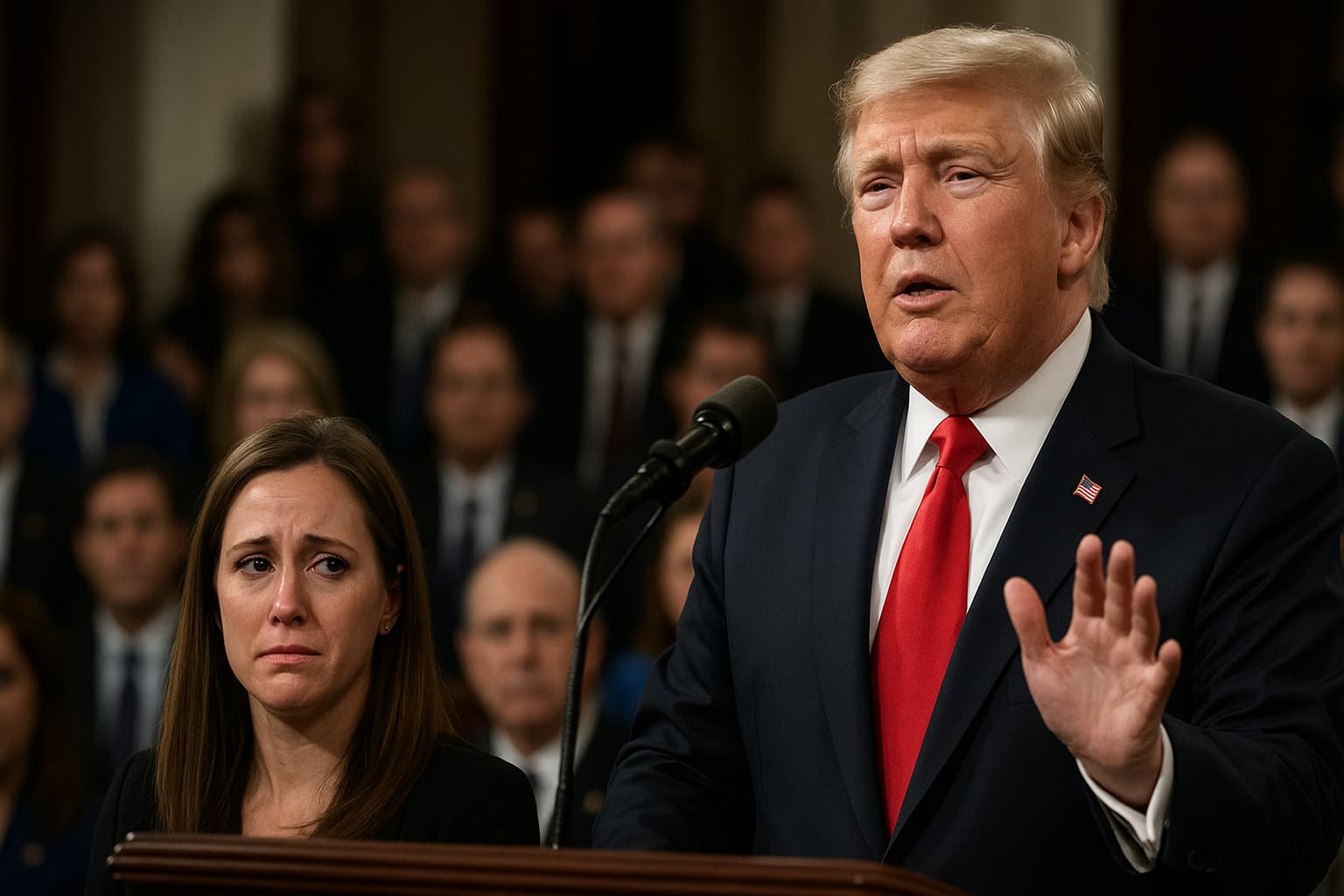 Trump's Emotional Tribute: A Heartfelt Moment at the State of the Union!