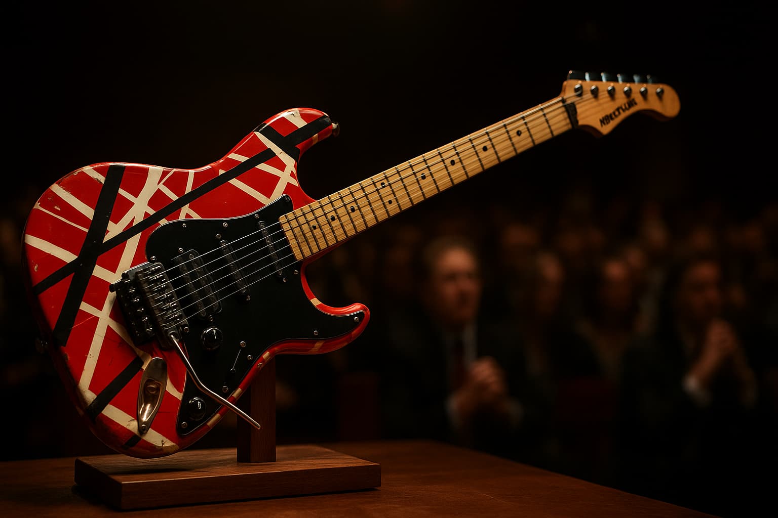 A Piece of Rock History: Eddie Van Halen's Guitar Set to Fetch Millions at Auction!