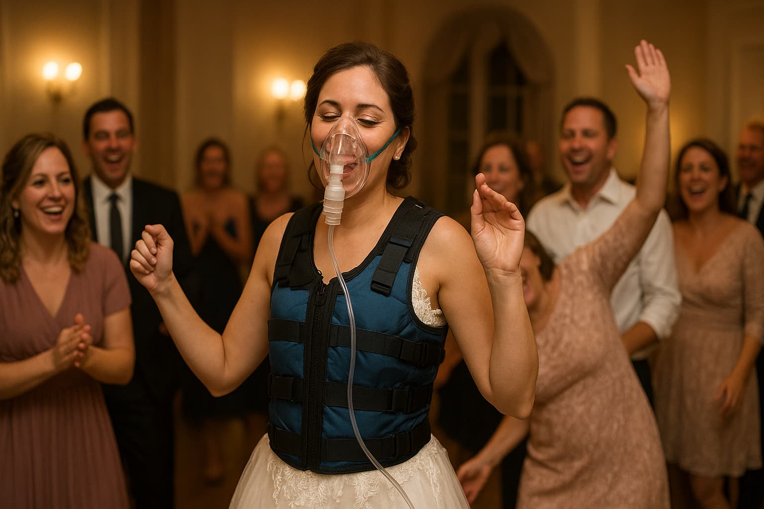 Dancing Through Treatment: A Bride's Heartwarming Wedding Moment Goes Viral