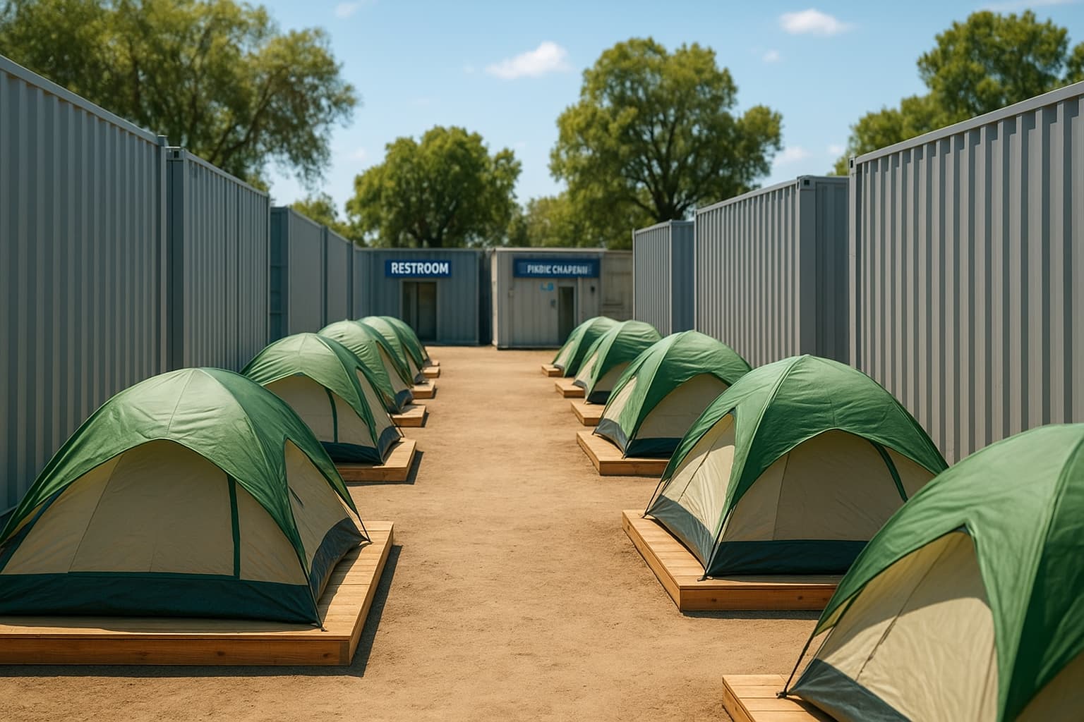 Sacramento's New Safe Camping Site: A Tent-tastic Solution to Homelessness?