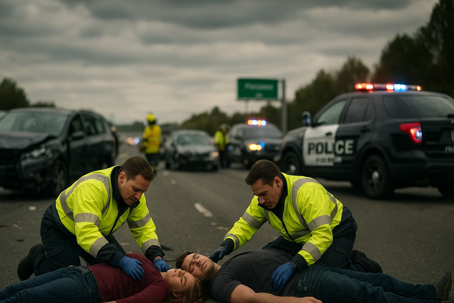 Traffic Chaos: Major Injuries on Highway 50!