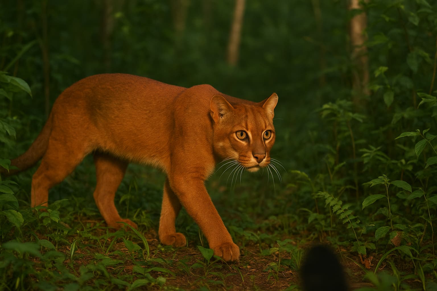 The Elusive 'Fire Tiger': Rare Footage of Thailand's Legendary Wildcat Surfaces!