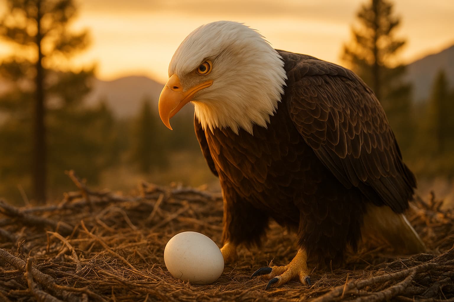 Eagle Drama in Big Bear: Jackie and Shadow Face Down Adversity to Lay a New Egg!