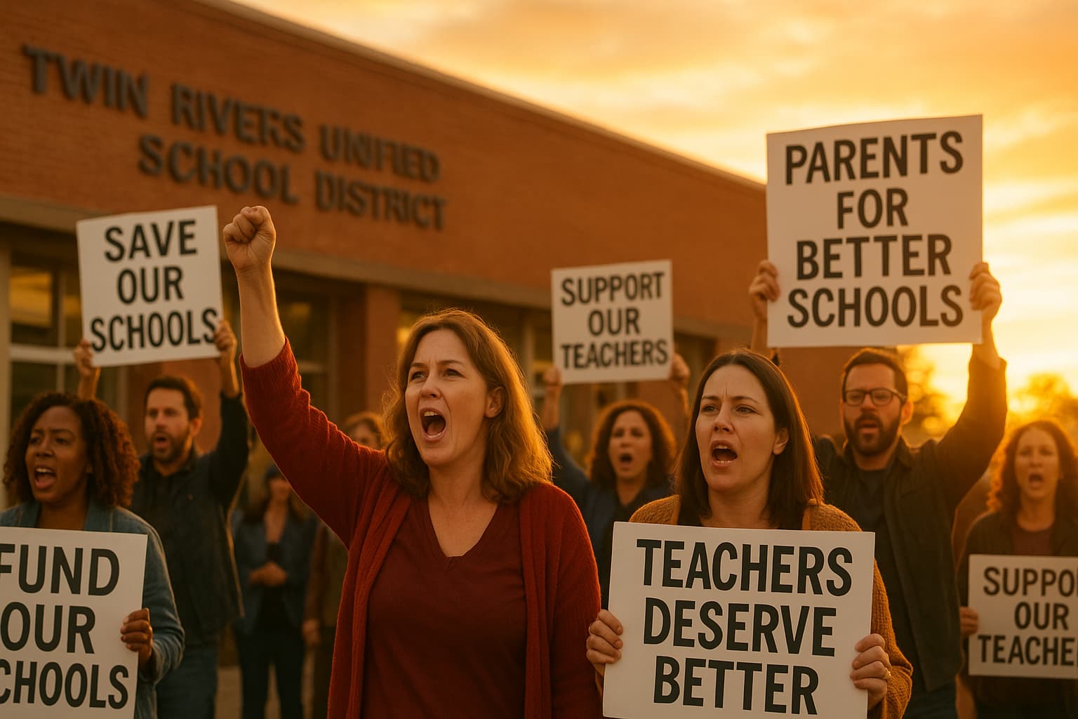 Teachers Stand Strong: A Potential Strike Looms in Twin Rivers Schools!