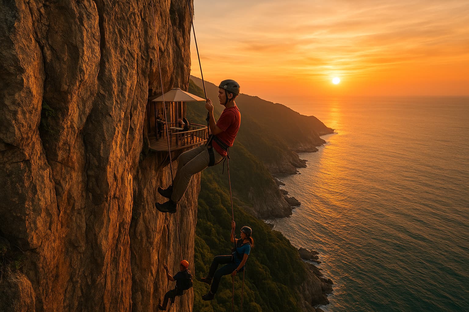 Dare to Sip? The World's Most Thrilling Café Is Literally a Cliffhanger!