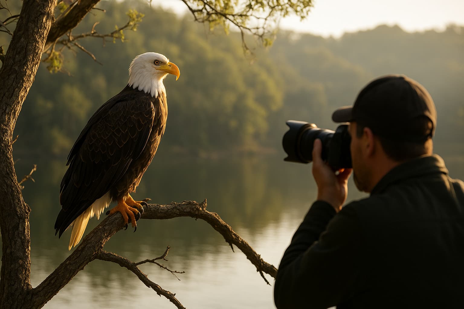 Bald Eagles on the Rebound: Mama and Papa Find New Nest After Storm