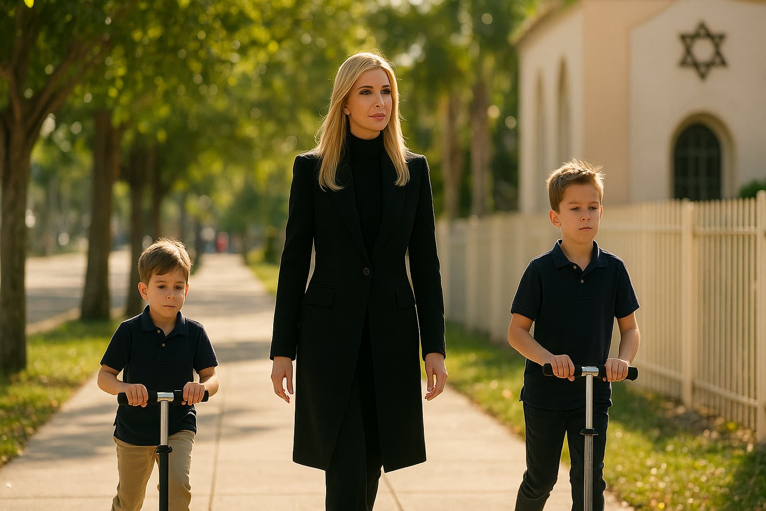 Ivanka Trump Goes Black in Miami: Family Time Amidst International Turmoil!