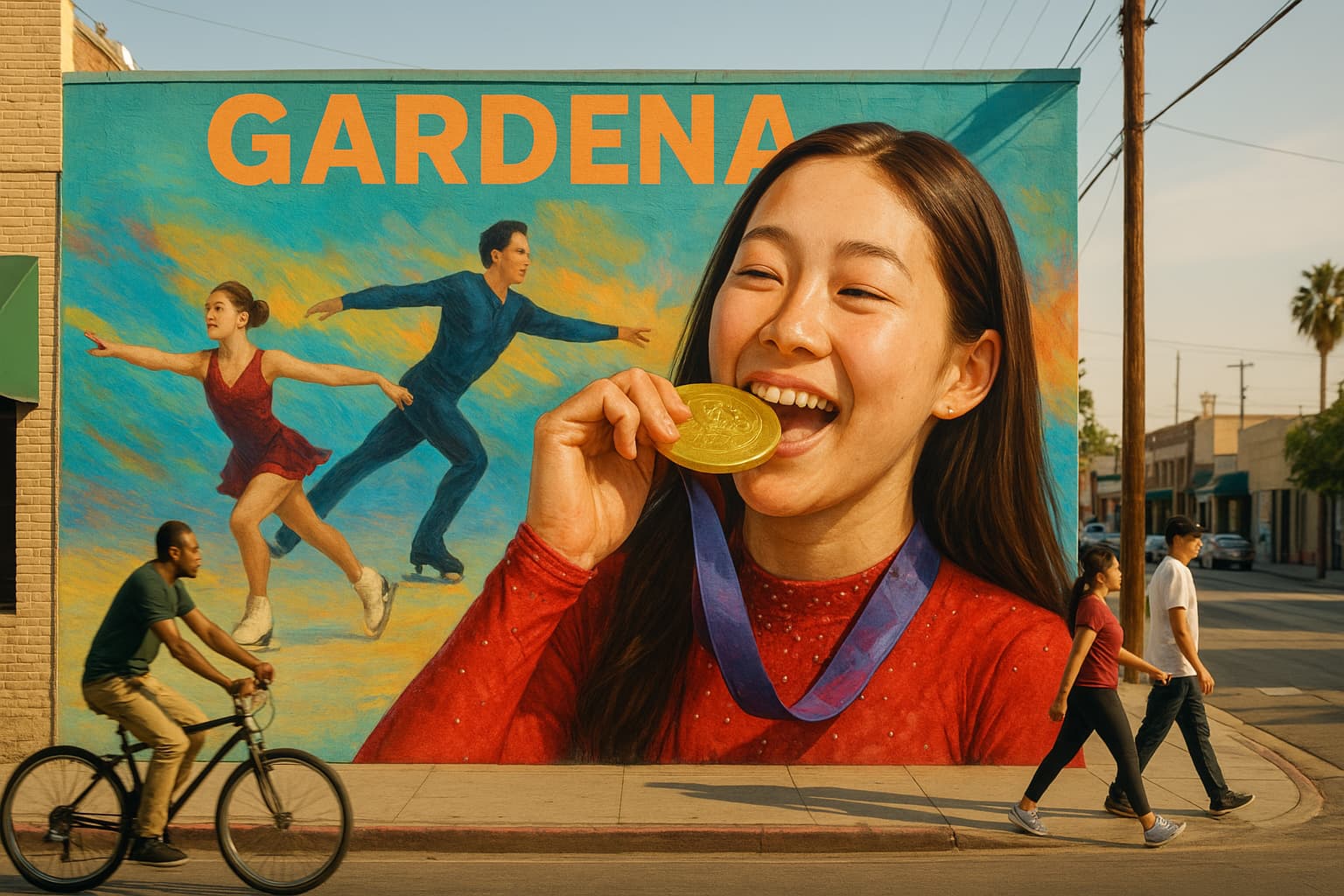 Alysa Liu Celebrated: New Mural Takes Olympic Gold to New Heights!