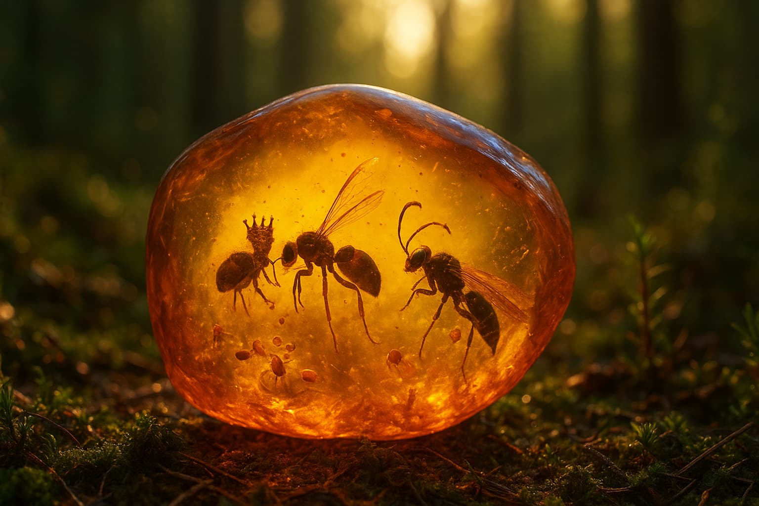 Frozen in Time: What Ancient Insects in Amber Reveal About Cretaceous Life!